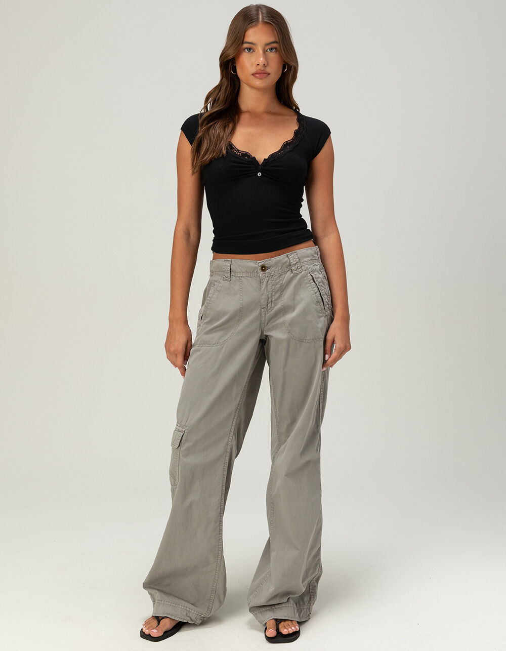 BDG Urban Outfitters 360 Utility Womens Low Rise Straight Leg Pants
