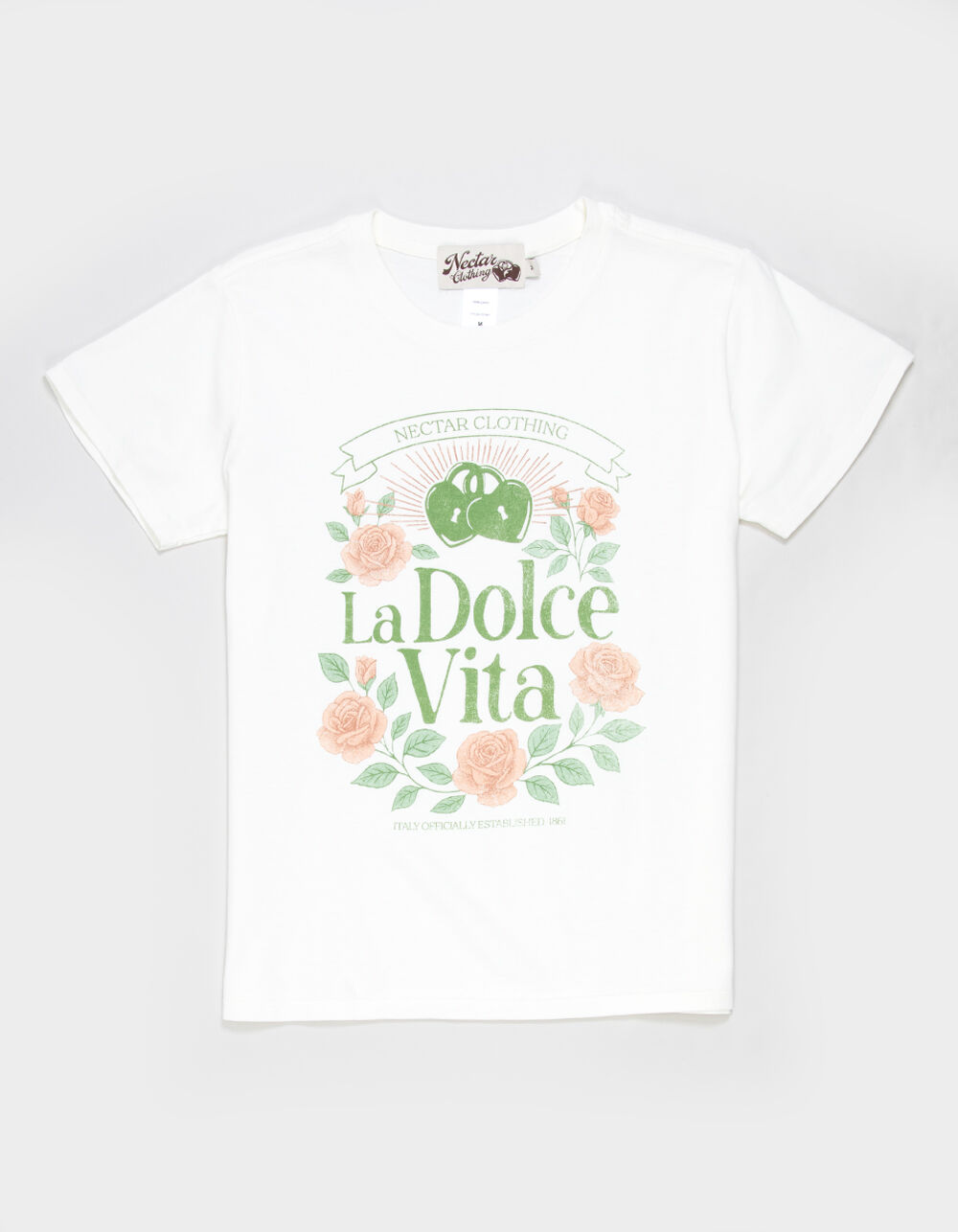 NECTAR CLOTHING La Dolce Vita Girls Boyfriend Tee