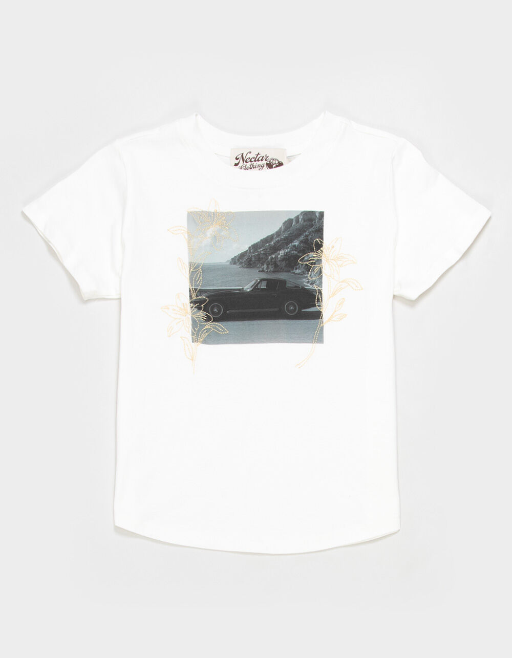NECTAR CLOTHING Car Lilies Girls Tee