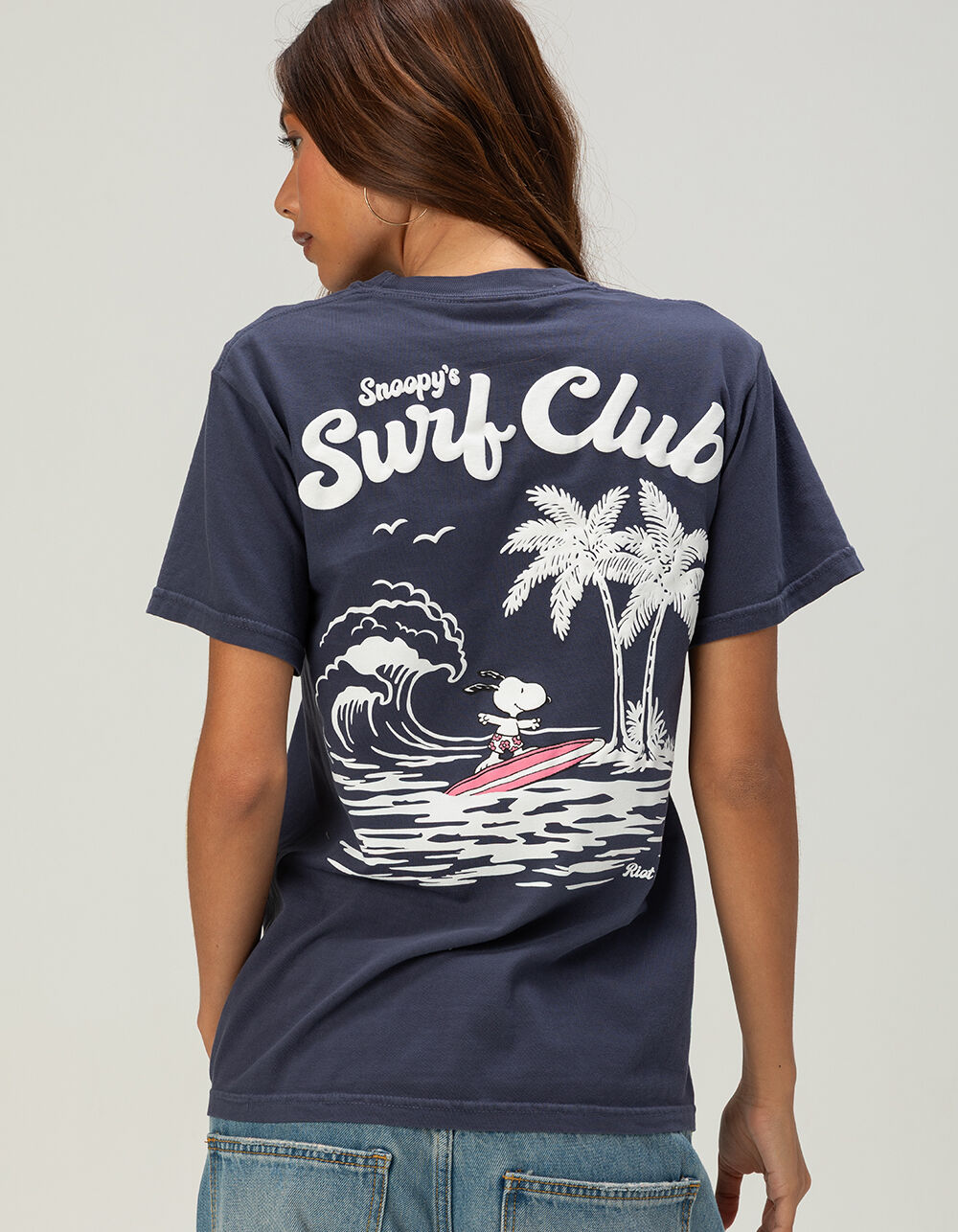 RIOT SOCIETY x Peanuts Snoopy Surf Club Womens Tee