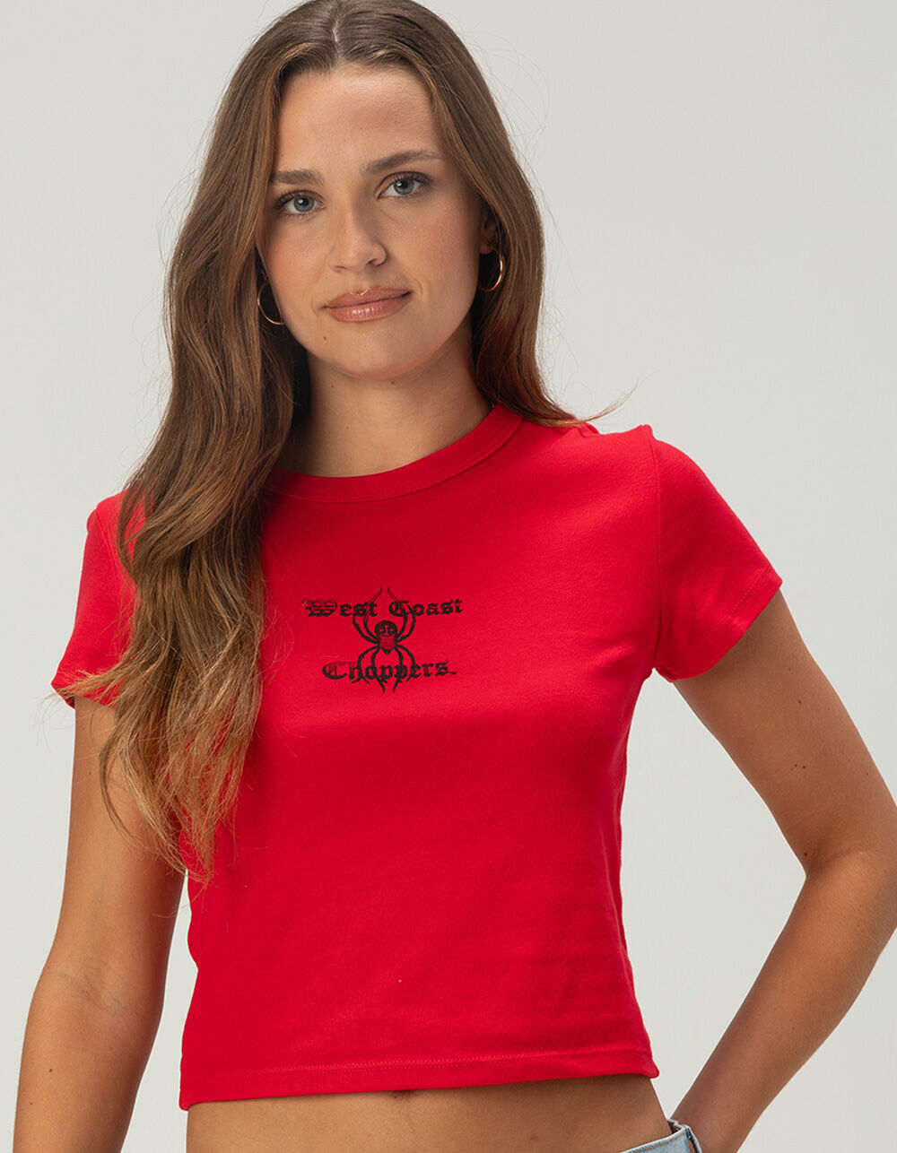 WEST COAST CHOPPERS Arachnid Womens Baby Tee