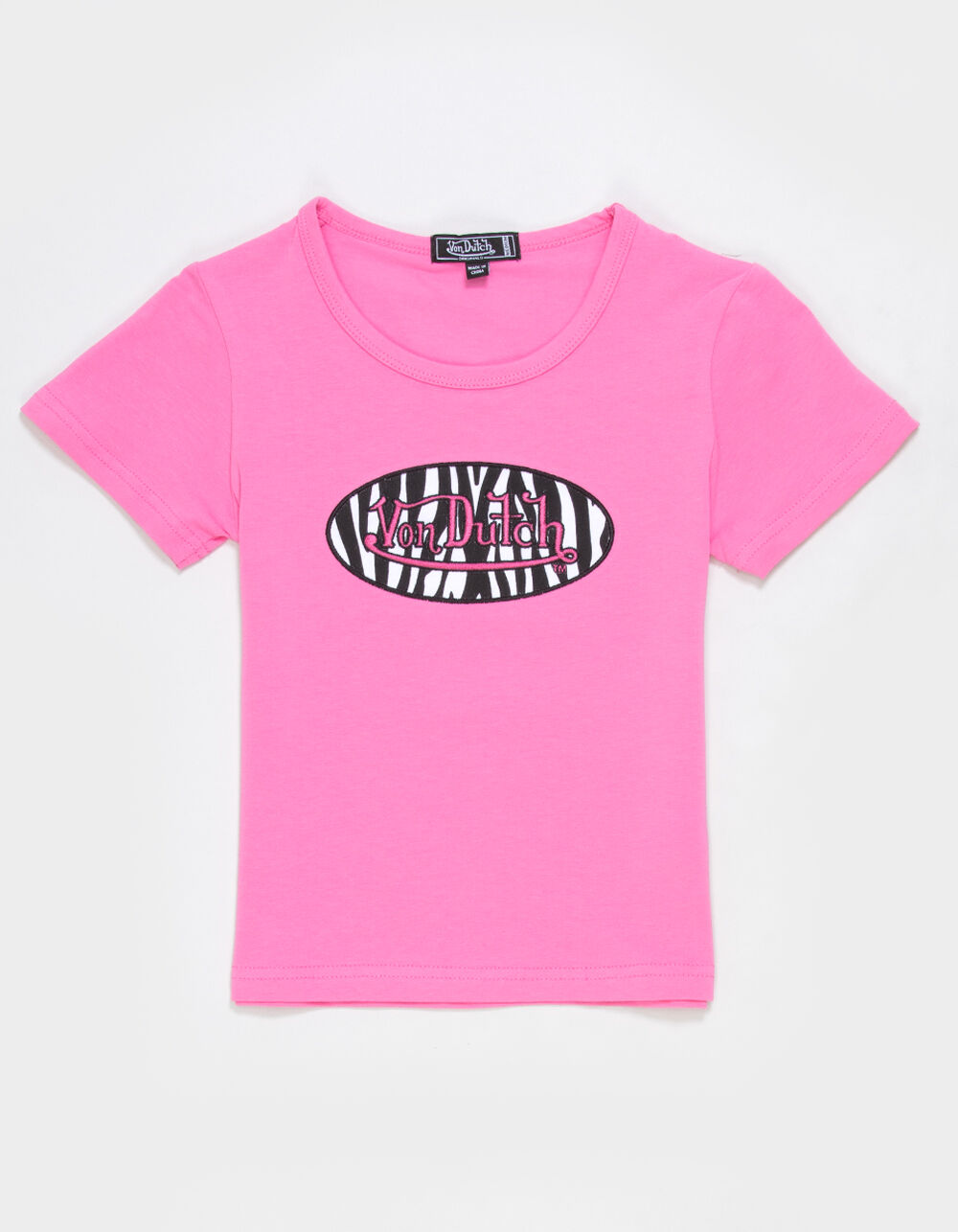 VON DUTCH Zebra Logo Girls Baby Tee