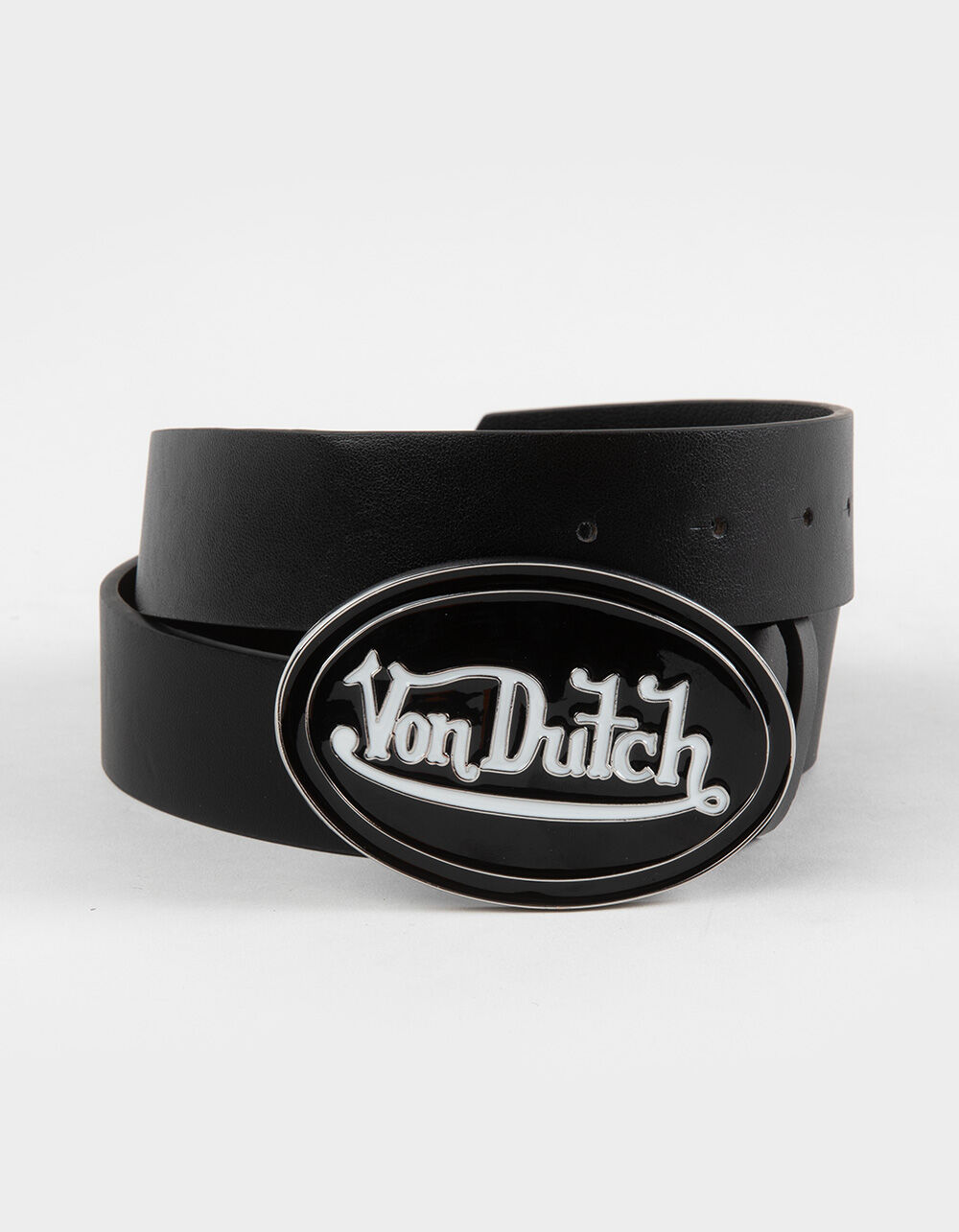 VON DUTCH Enamel Plaque Buckle Belt