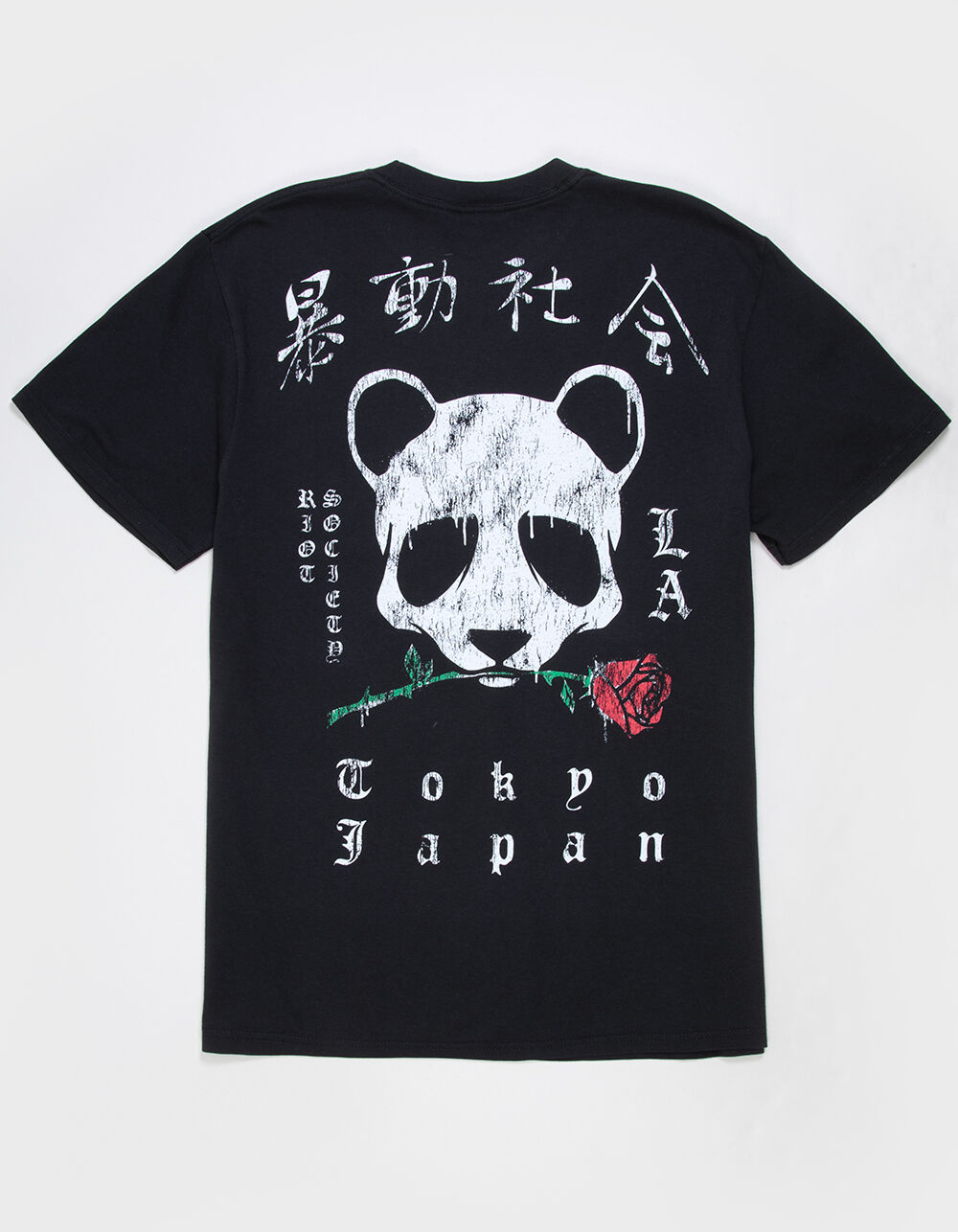 RIOT SOCIETY Panda Mens Heavyweight Tee