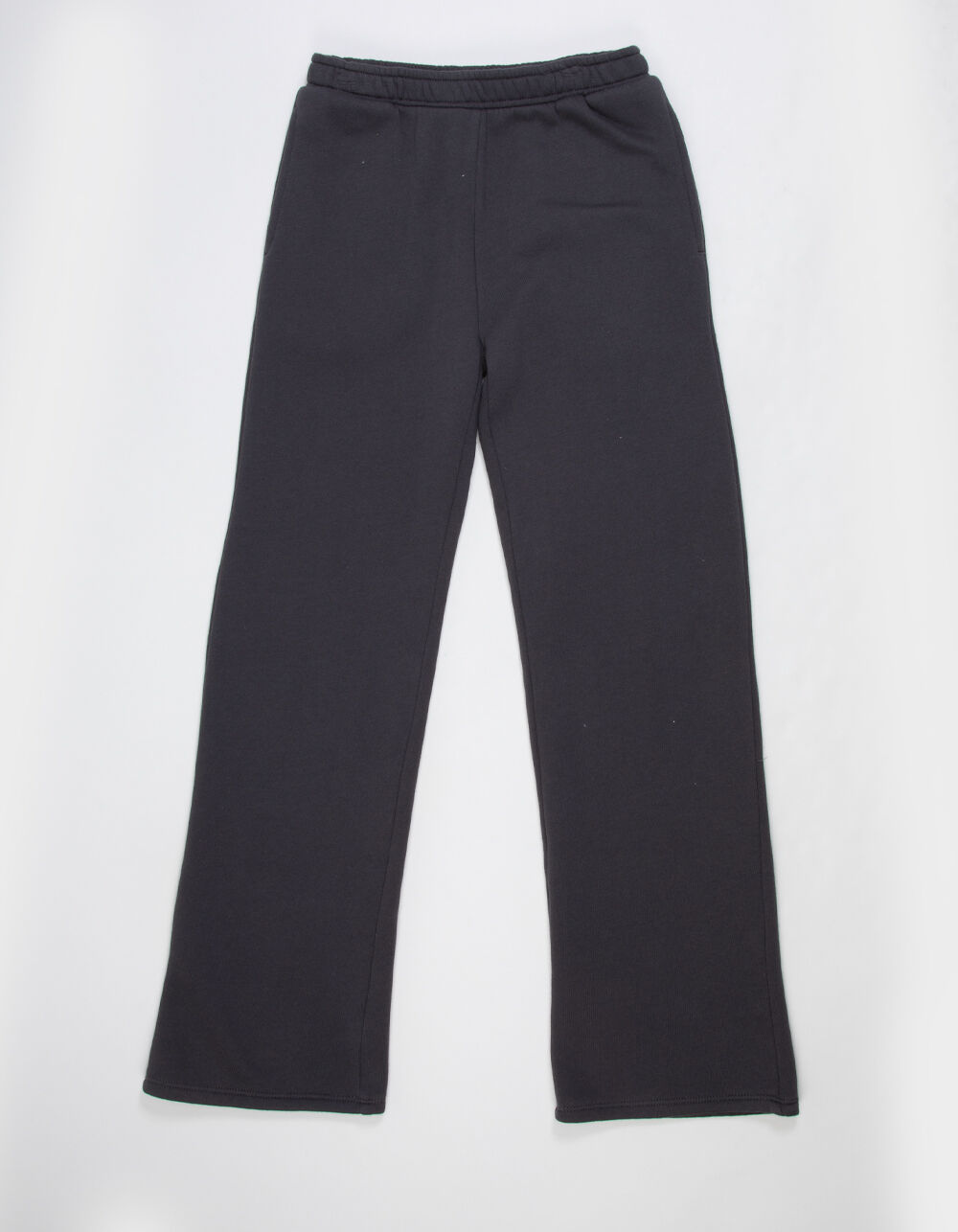 FULL TILT Plaid Stud Star Girls Wide Leg Sweatpants