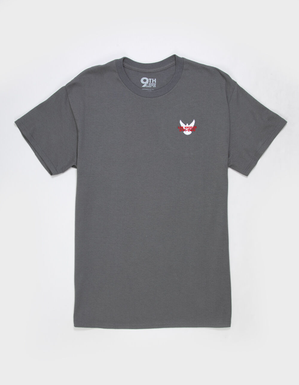 9TH LIFE LA Dove Embroidered Mens Tee