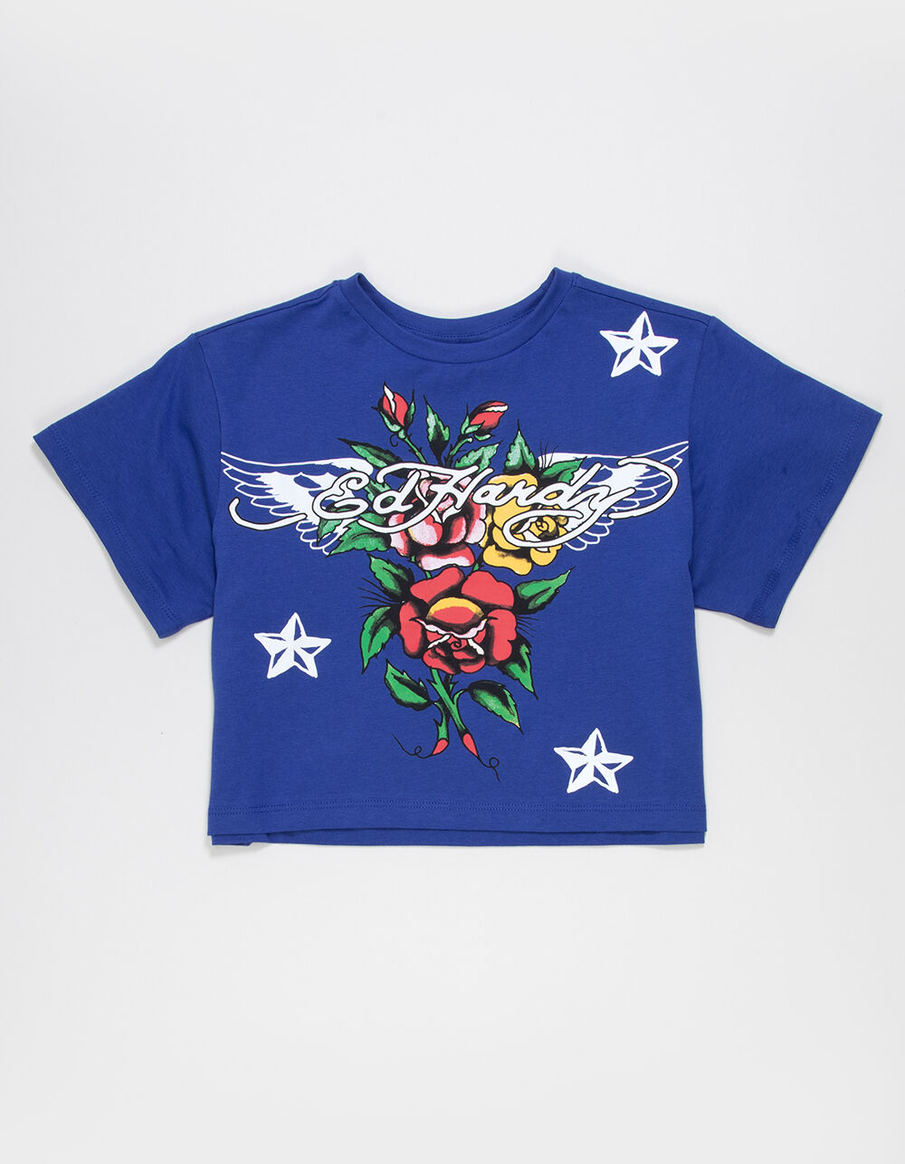 ED HARDY Star Flower Girls Tee