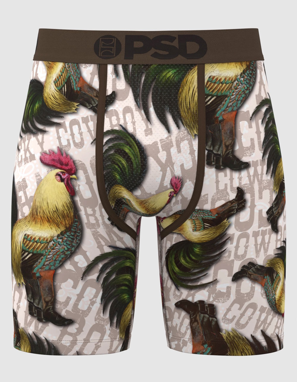 PSD Cocky Cowboy Mens Boxer Briefs