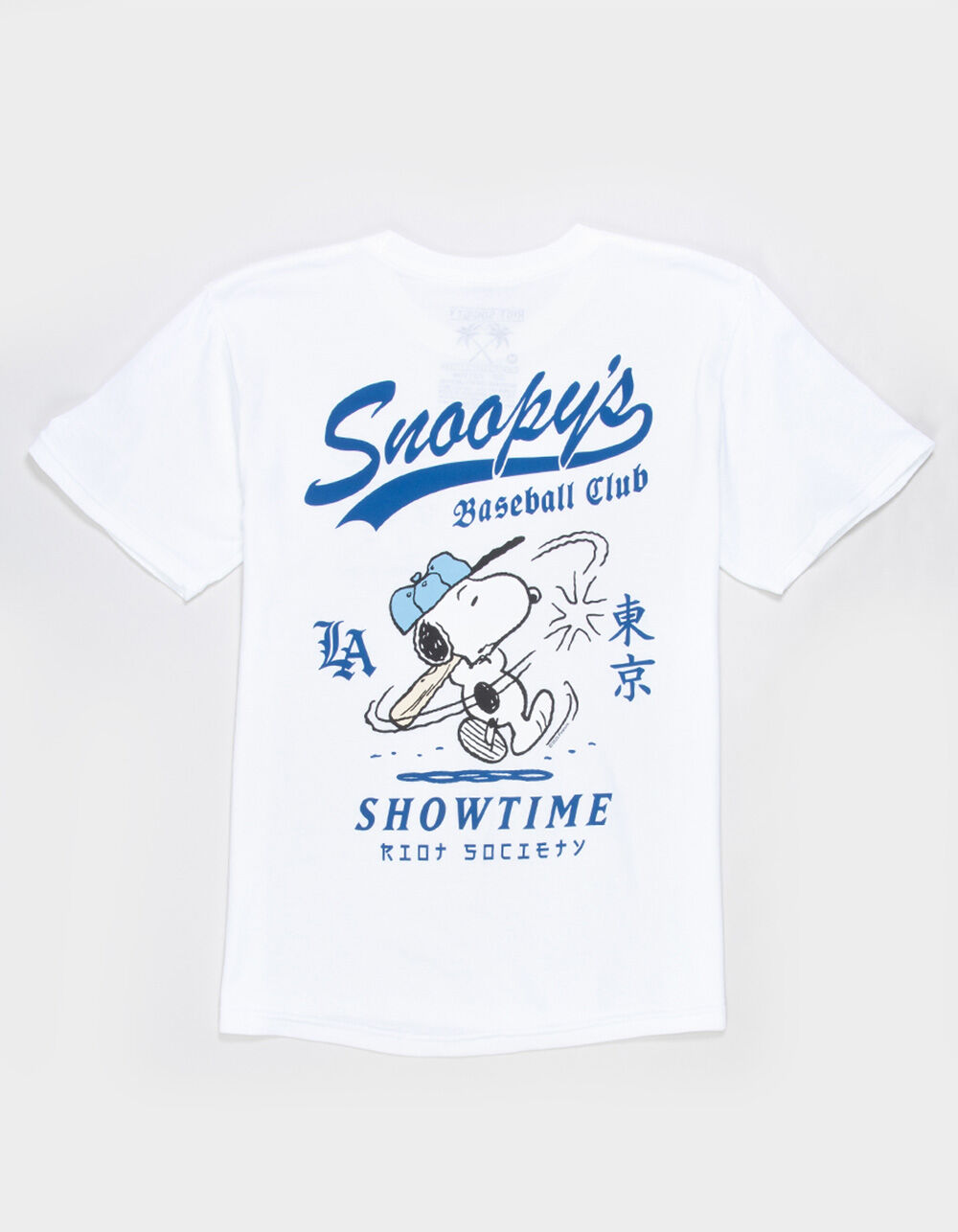 RIOT SOCIETY Peanuts Baseball Boys Tee