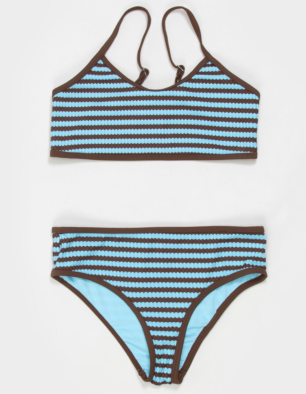 DAMSEL Texture Girls Bralette Bikini Set