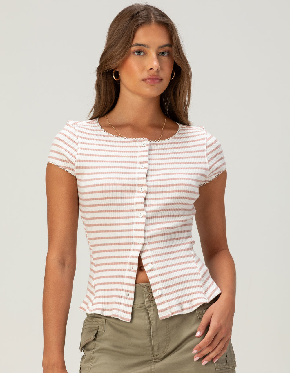 FREE PEOPLE Most Wanted Womens Striped Cardi