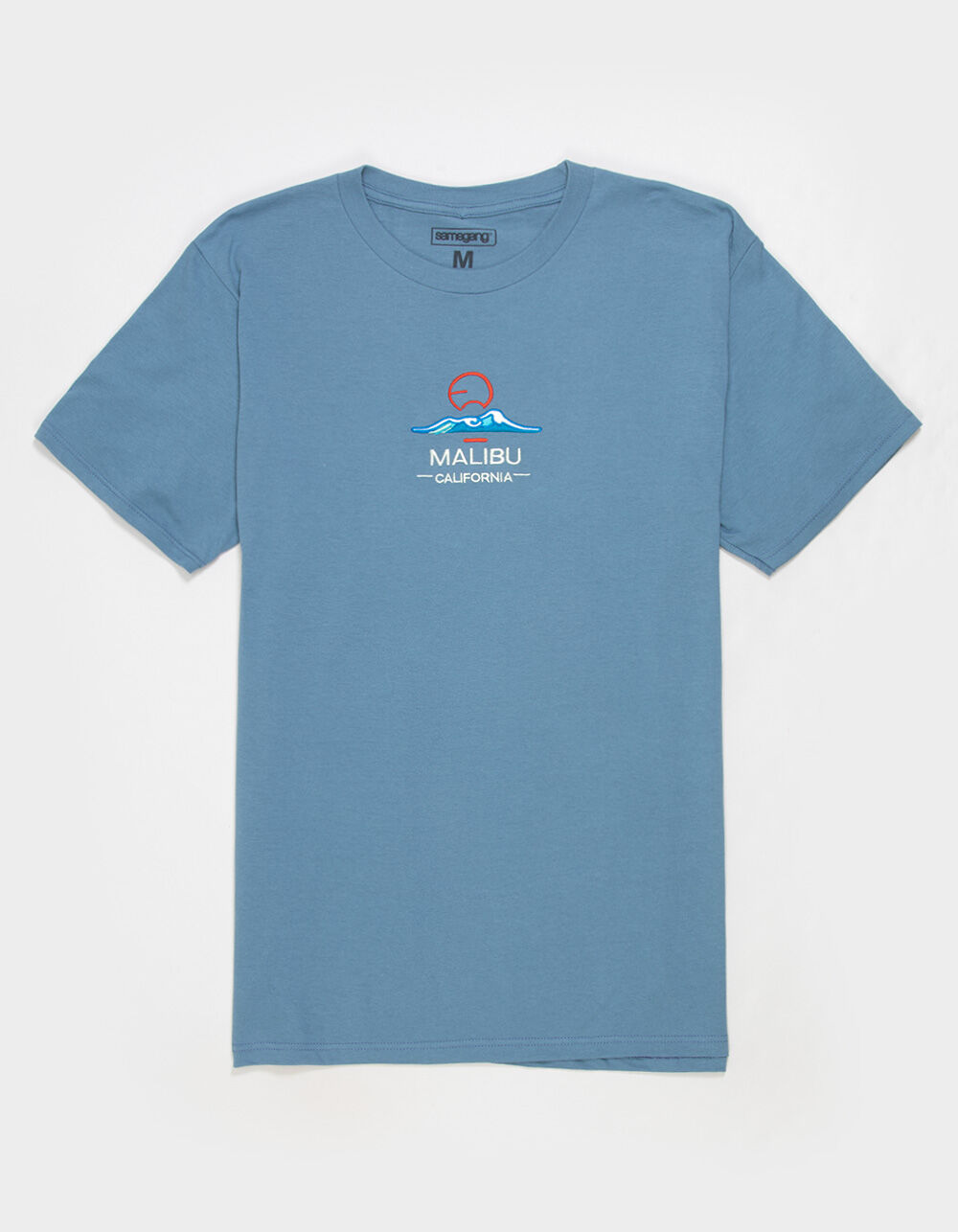 SAME GANG Malibu Embroidered Mens Tee