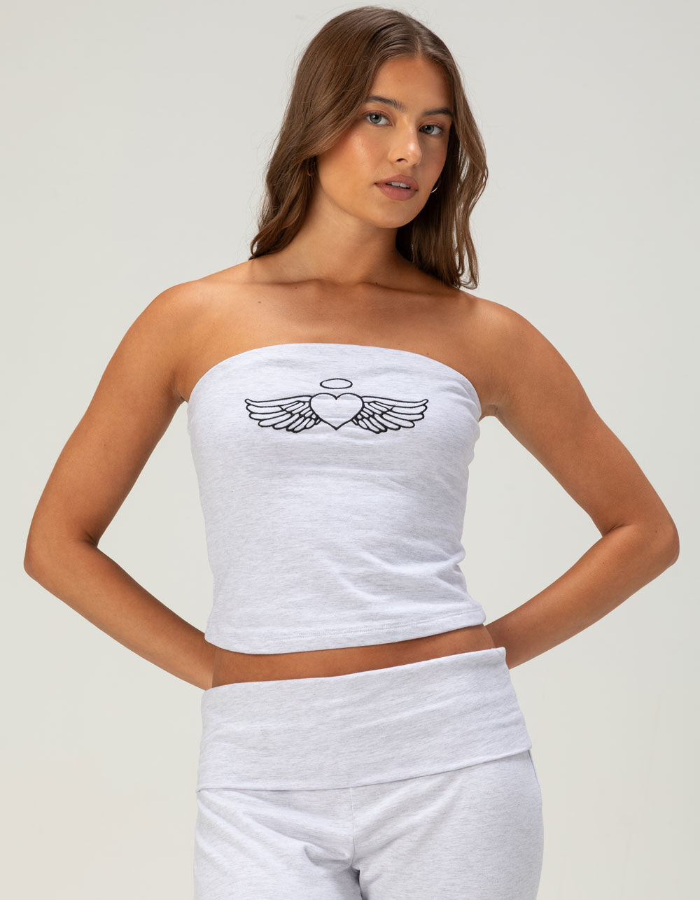 FULL TILT Angel Wing Womens Tube Top