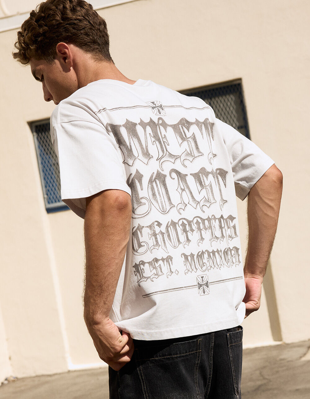 WEST COAST CHOPPERS Est MCMXCII Mens Boxy Tee