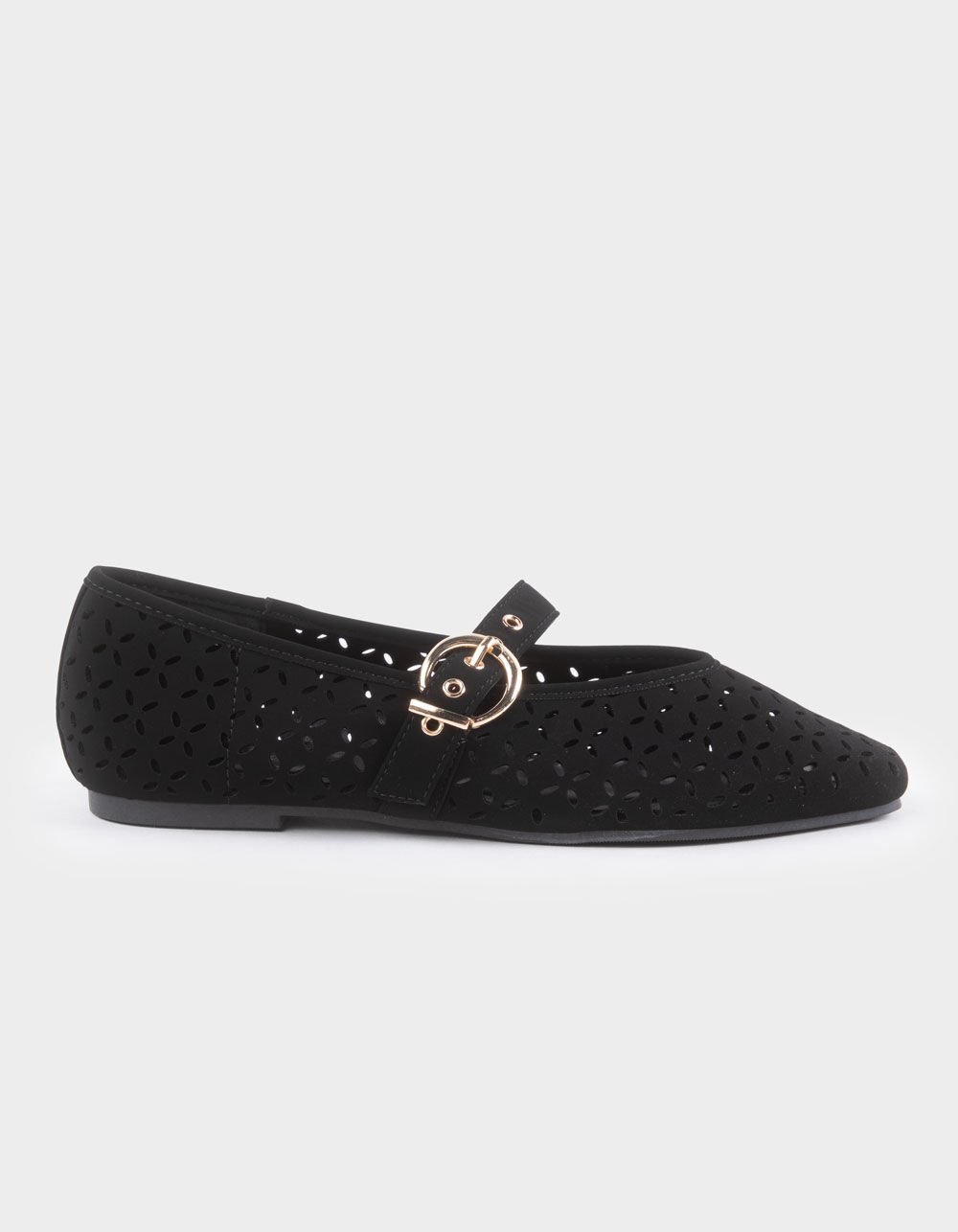 TOP MODA Linda Womens Perforated Mary Jane Shoes