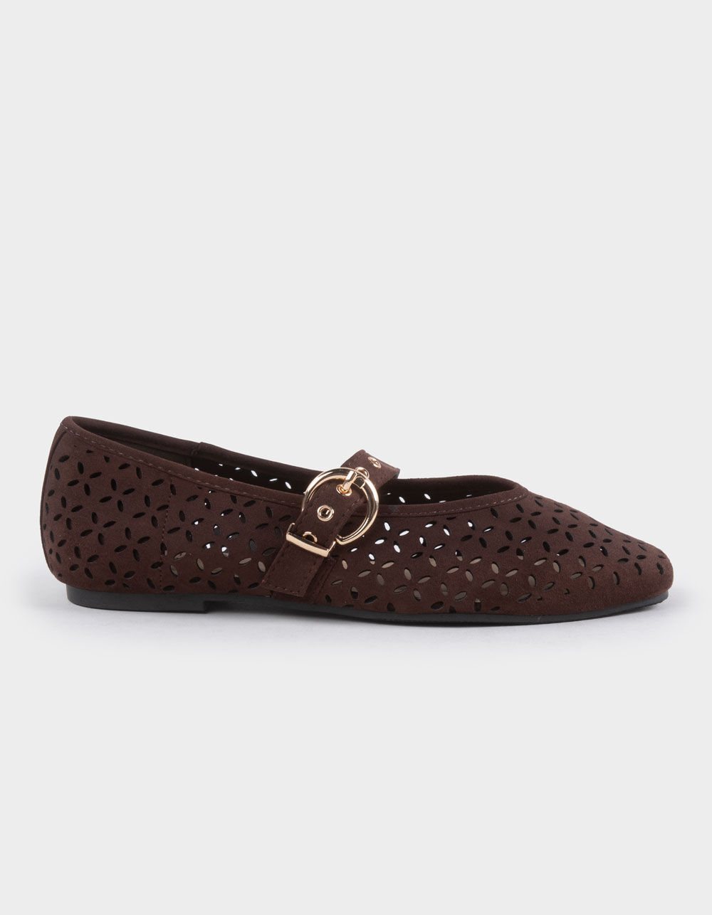TOP MODA Linda Womens Perforated Mary Jane Shoes