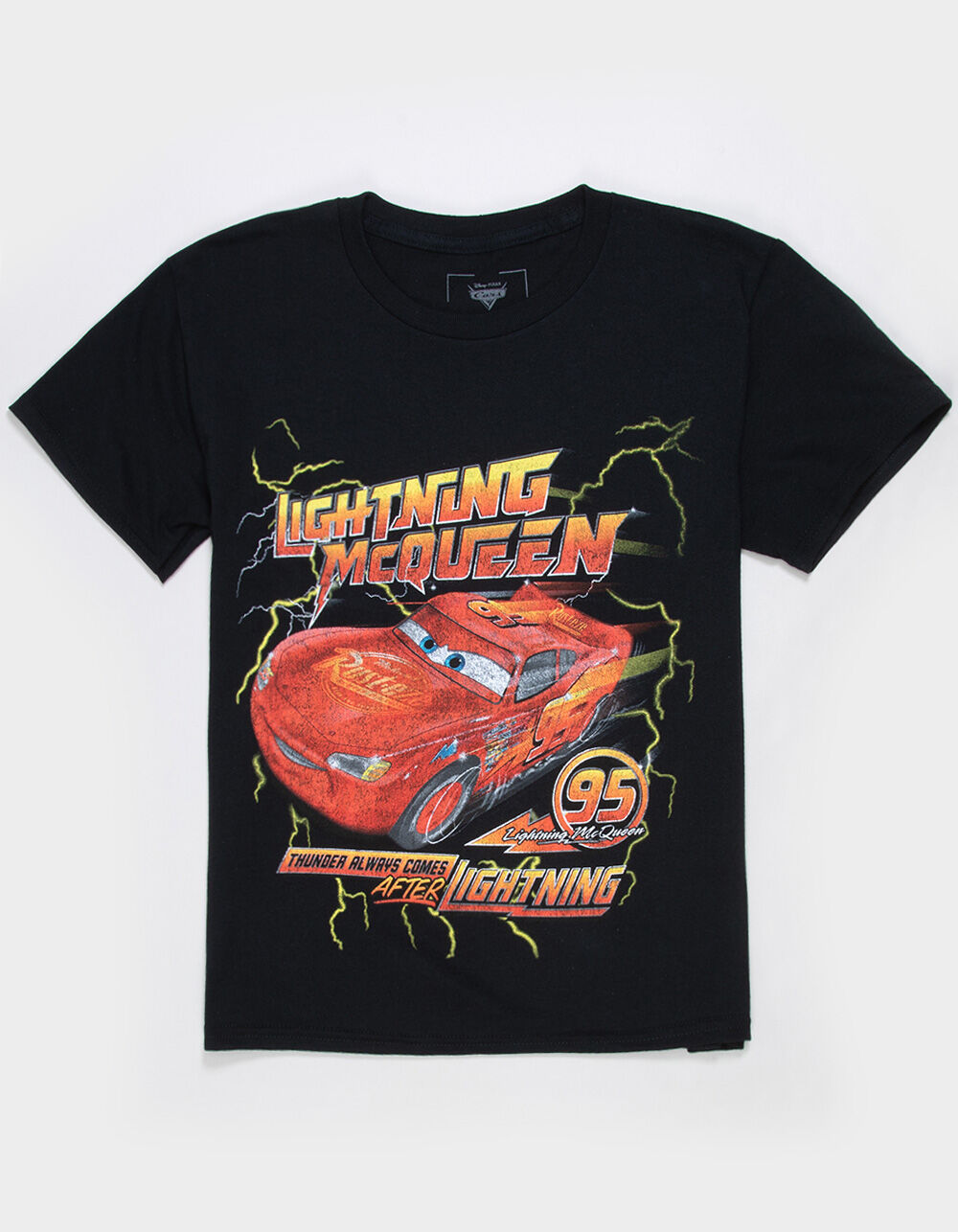 DISNEY Pixar Cars Lightning McQueen Boys Tee