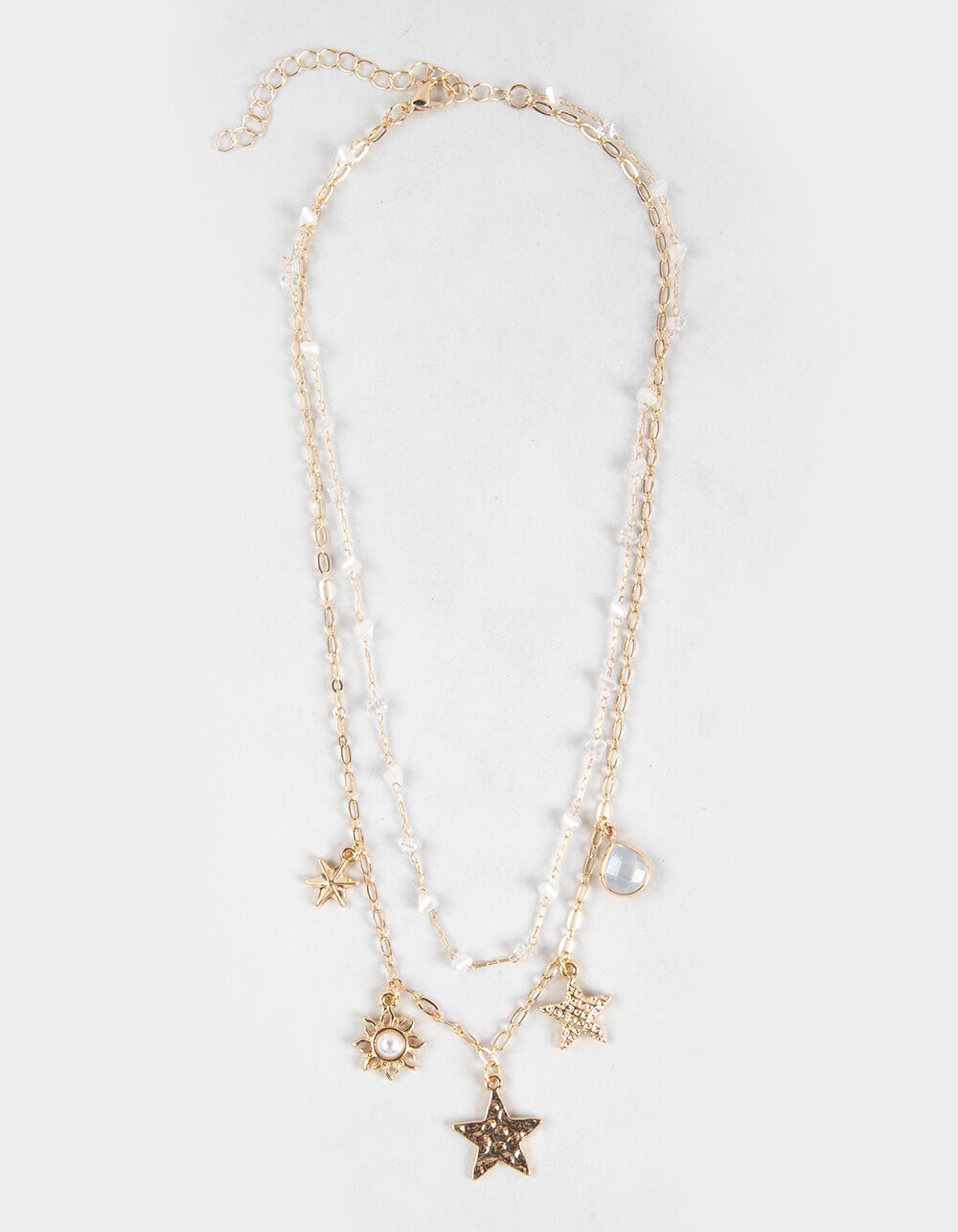 FULL TILT Celestial Star Sun Layered Necklace