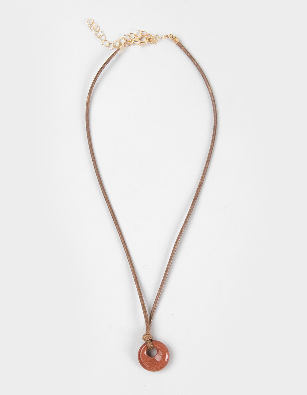 FULL TILT Acrylic Corded Circle Necklace