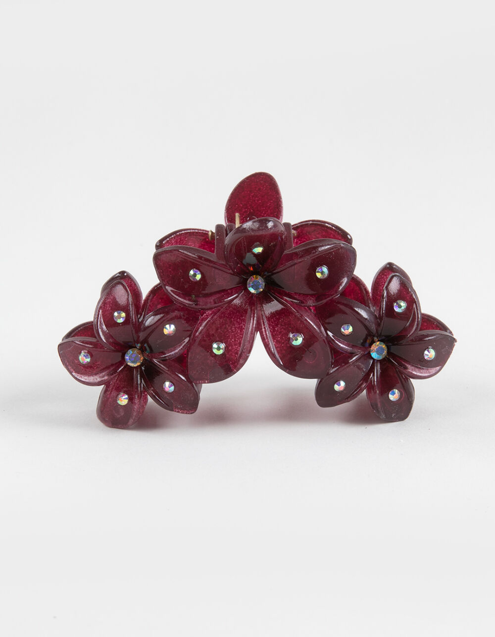 FULL TILT Rhinestone Hibiscus Claw Clip