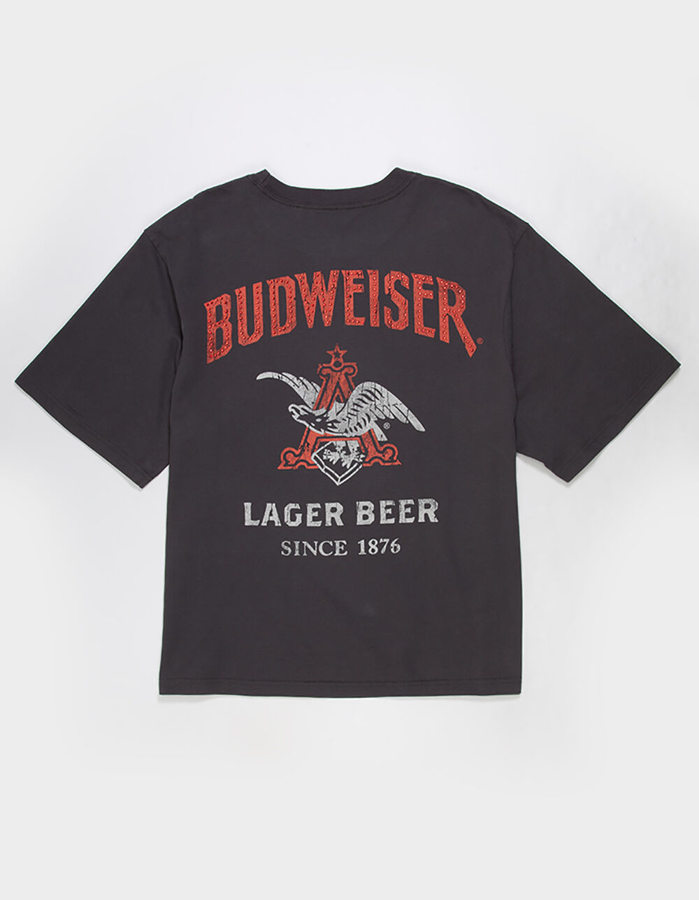 BUDWEISER Eagle Rhinestone Mens Boxy Tee
