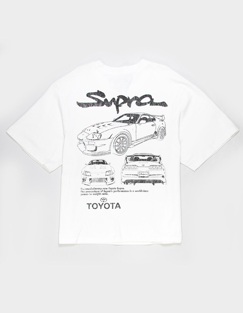 TOYOTA Supra Embroidered Mens Boxy Tee