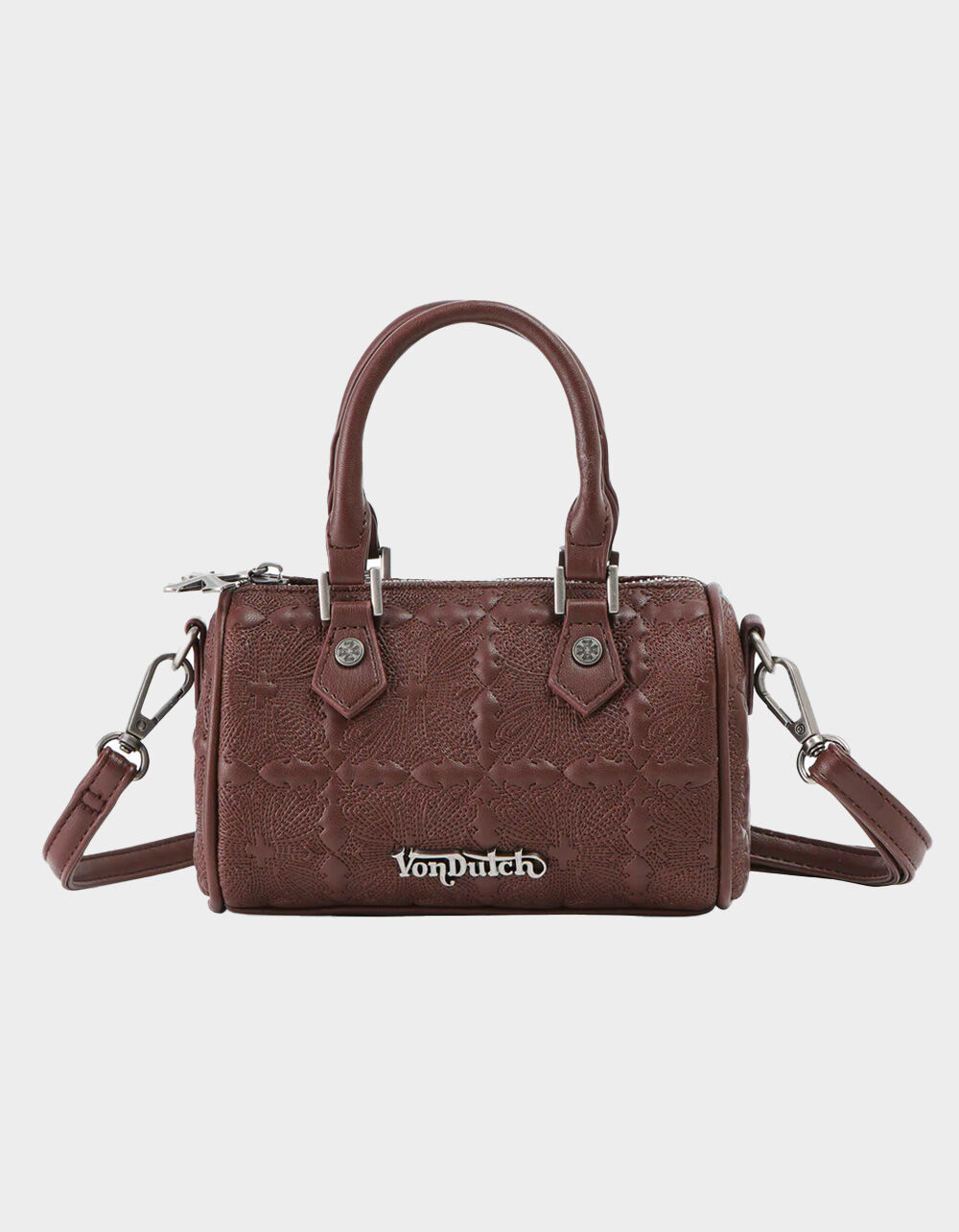 VON DUTCH Embroidered Chopper Hanna Bag