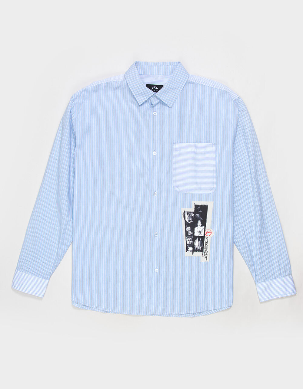 RUSTY Trife Mens Button Up Shirt