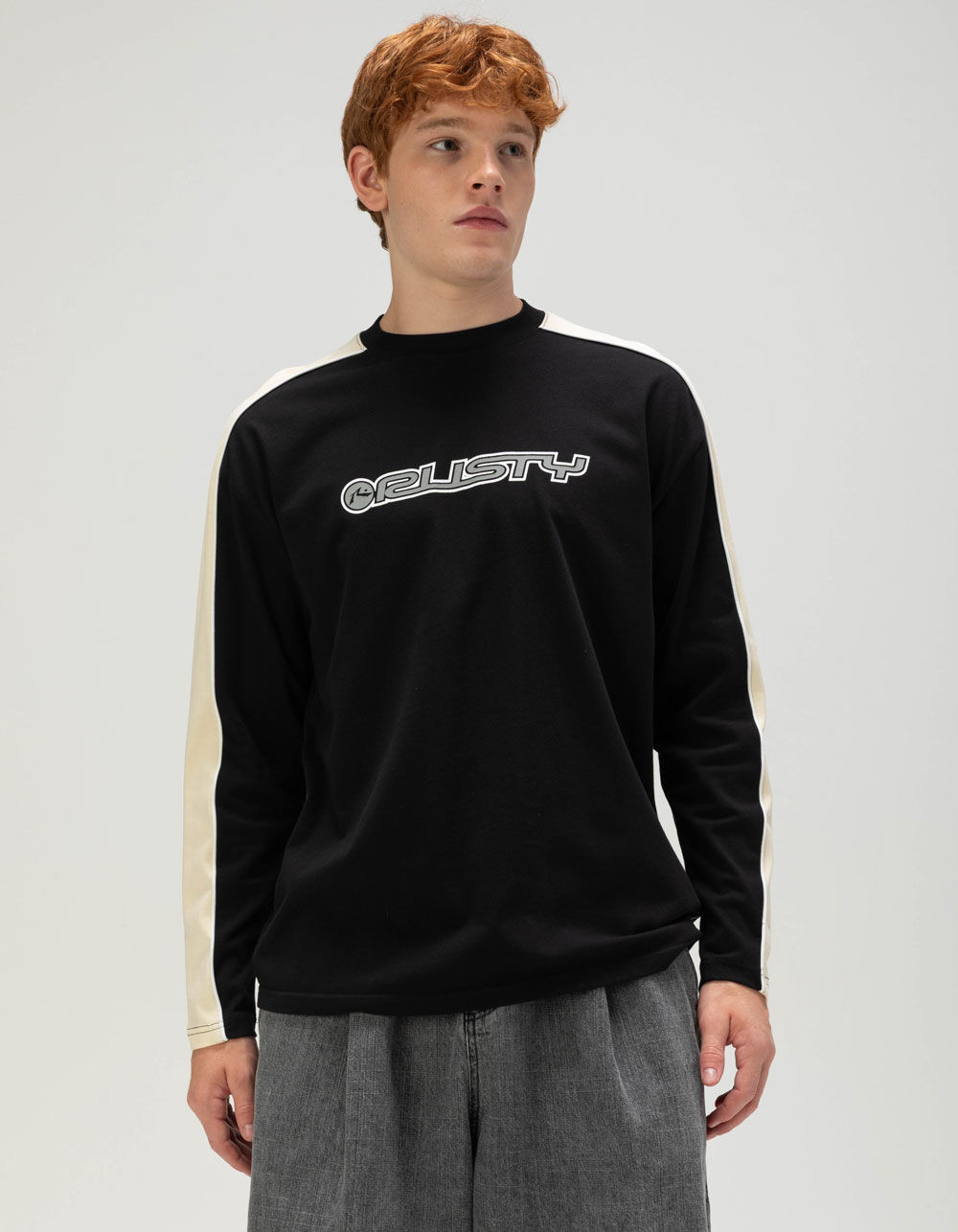 RUSTY Alonso Mens Long Sleeve Tee