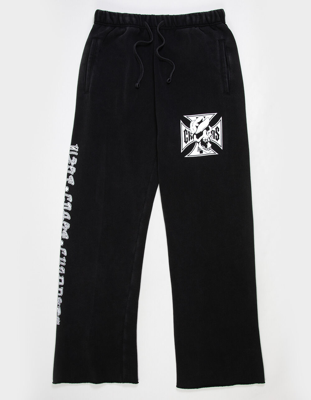 WEST COAST CHOPPERS Skeleton Moto Logo Mens Sweatpants