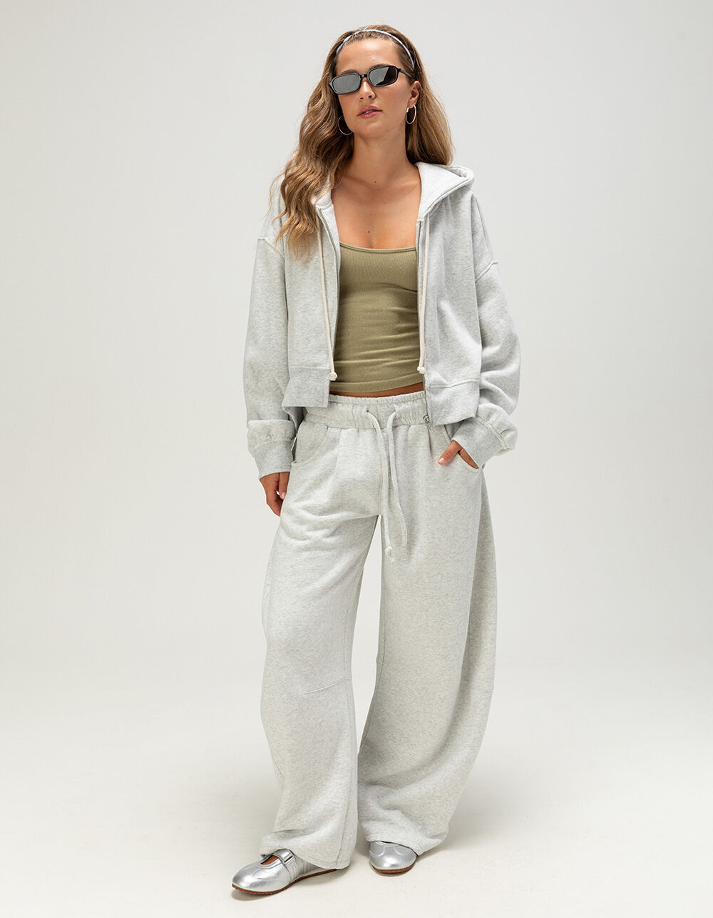 BDG Urban Outfitters Womens Barrel Leg Jogger Sweatpants