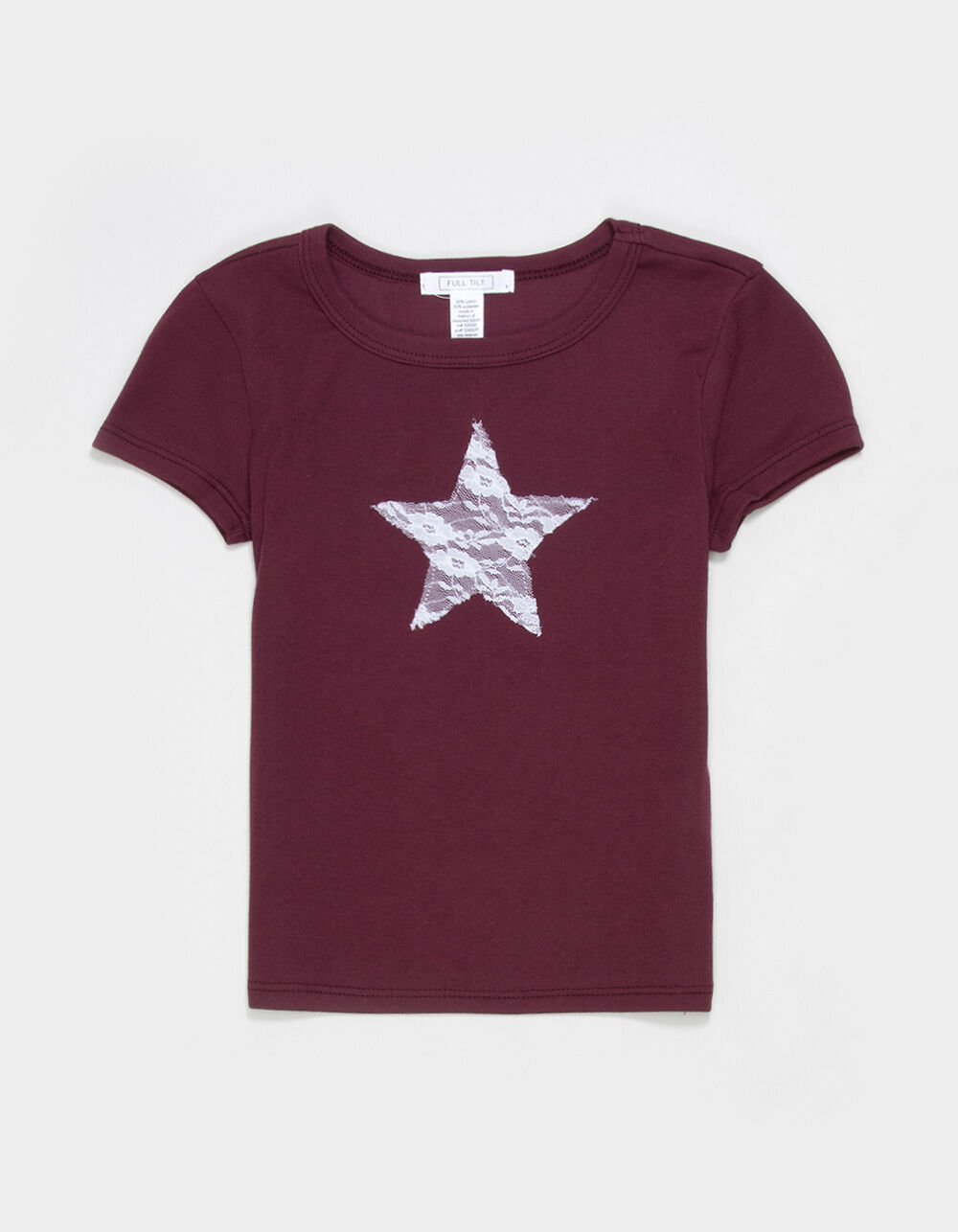 FULL TILT Lace Star Girls Tee