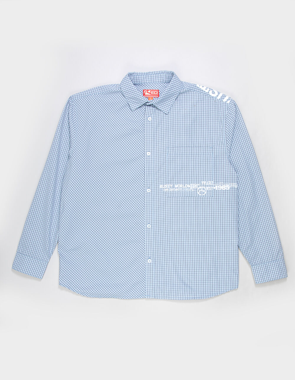 RUSTY Hawkeye Mens Long Sleeve Button Up Shirt
