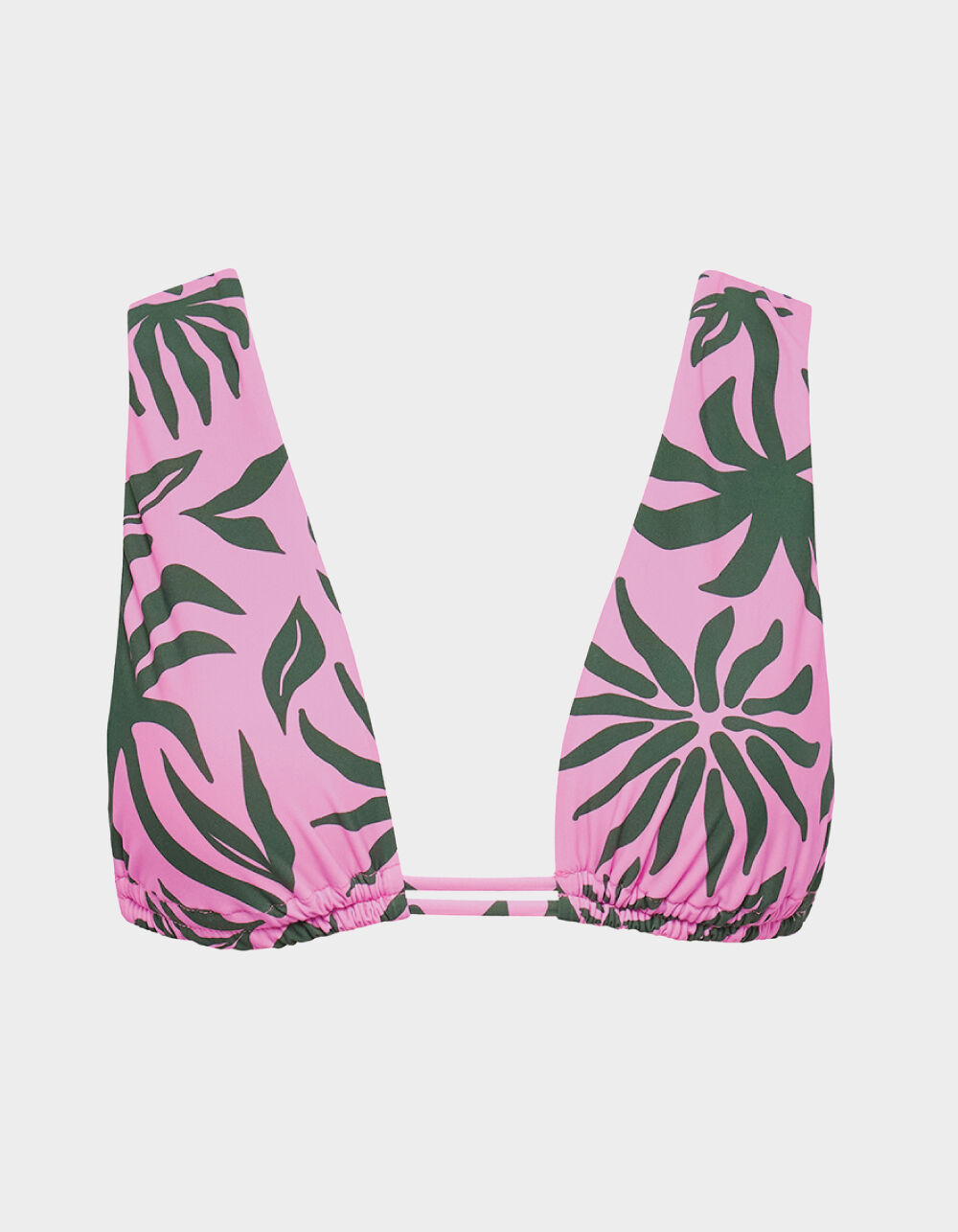 VYB SWIM Shady Palms Naomi Wide Strap Bikini Top