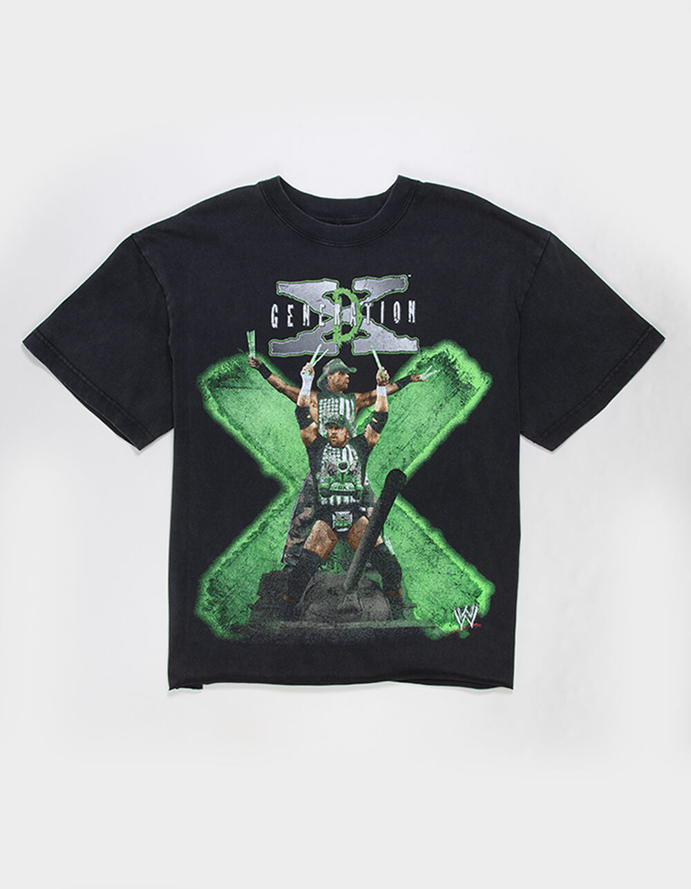 WWE D-Generation X Raided Mens Crop Boxy Tee
