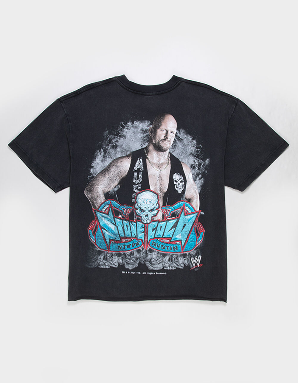 WWE Stone Cold Mens Crop Boxy Tee