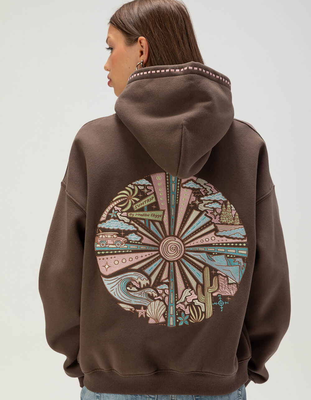 MALIBU SKYYE Around The Sun Womens Hoodie