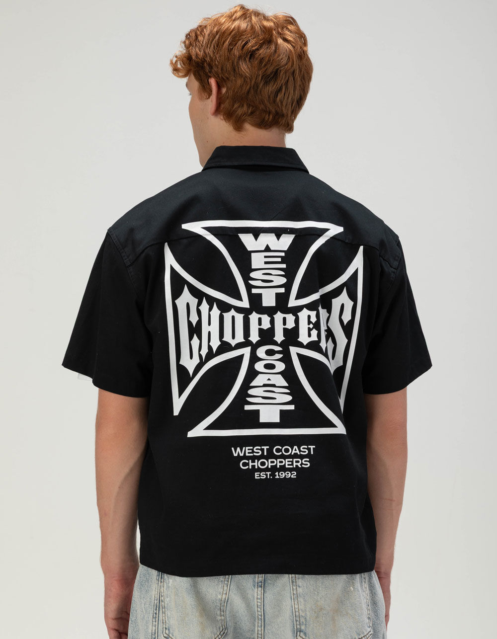 WEST COAST CHOPPERS Mens Button Up Shirt