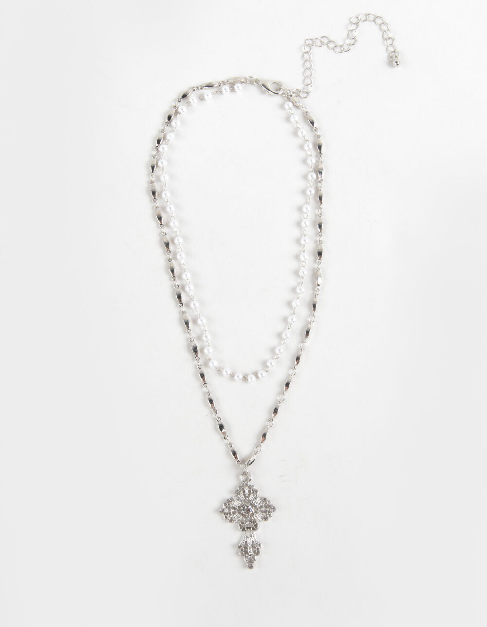 FULL TILT Cross Layered Necklace
