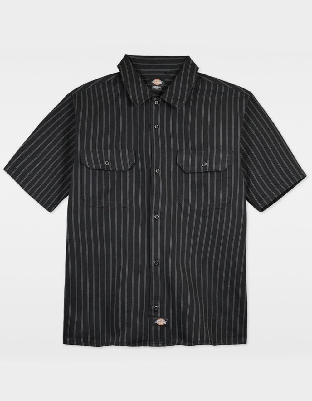 DICKIES Worn In Mens Button Up Shirt
