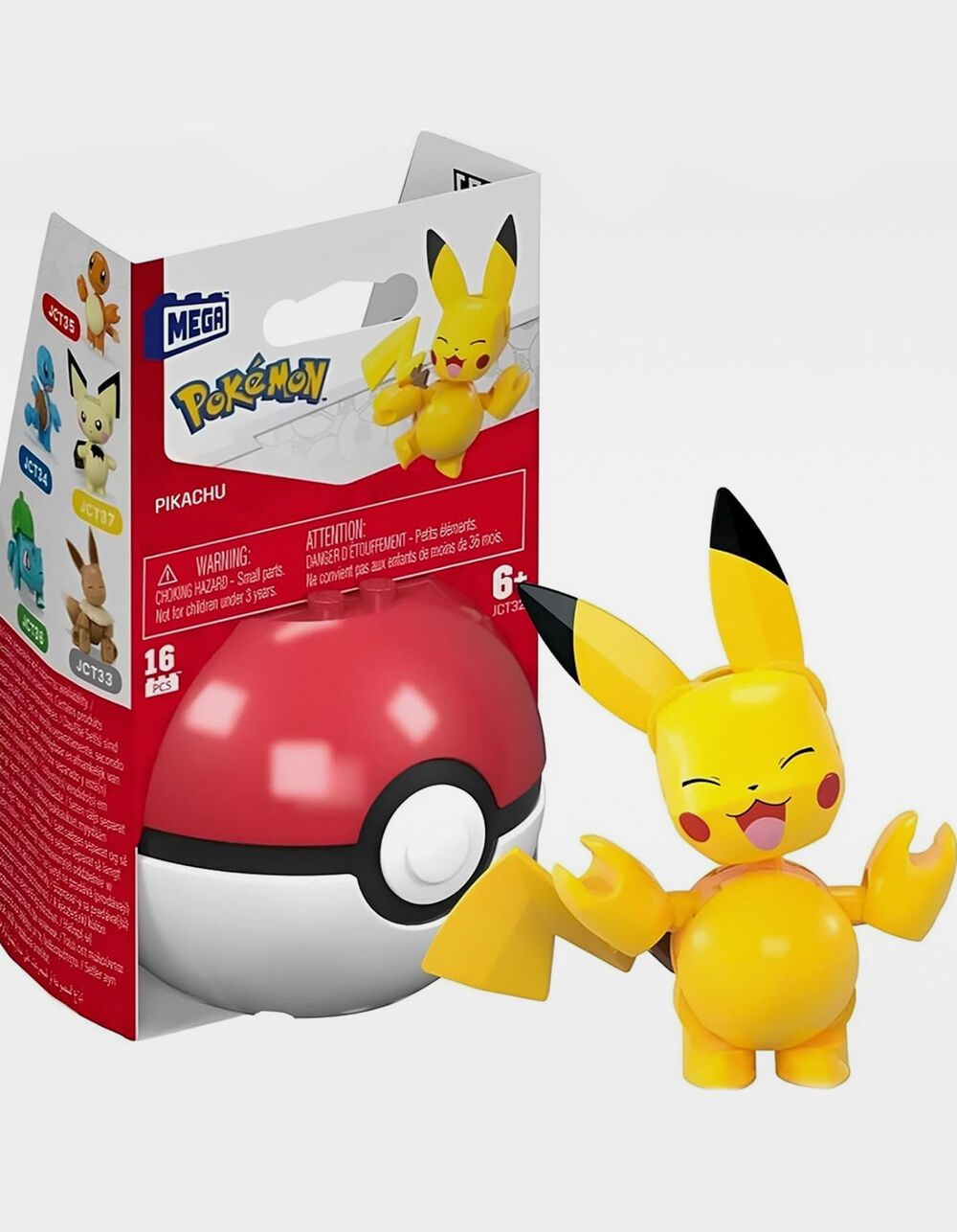 POKEMON Mega Construx Poke Ball Assorted 16 Piece Building Sets
