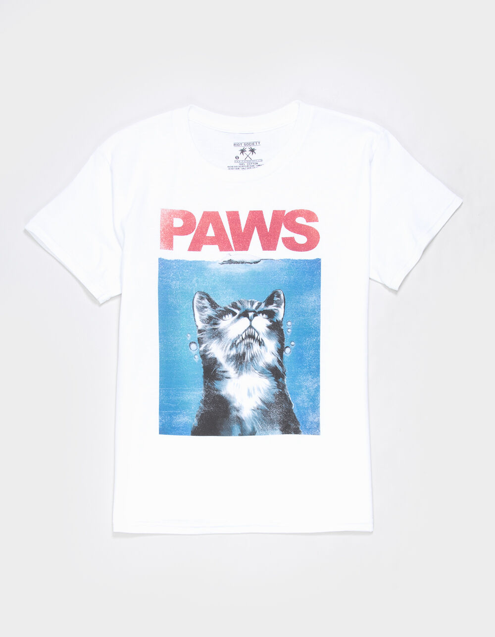 RIOT SOCIETY Paws Girls Boyfriend Tee