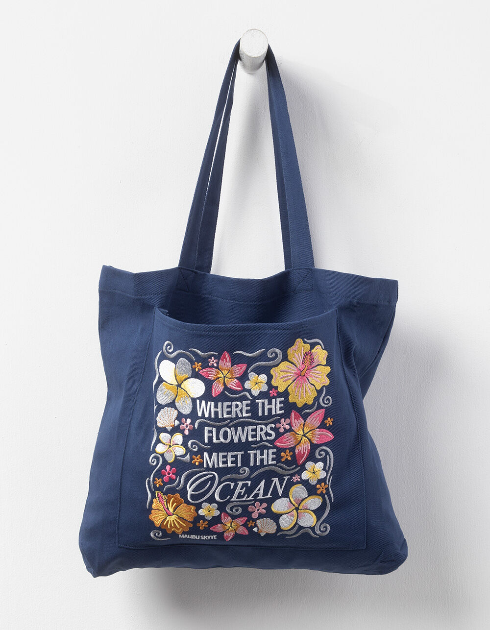 MALIBU SKYYE Flowers Meet Tote Bag