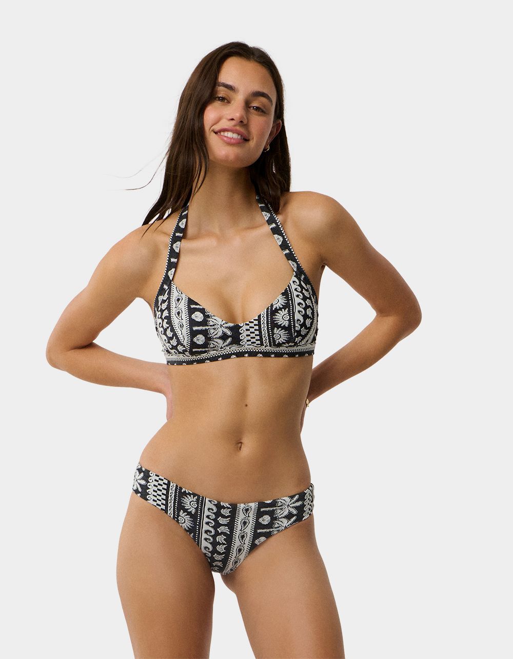 RIP CURL Samba Stripe Cheeky Hipster Bikini Bottoms