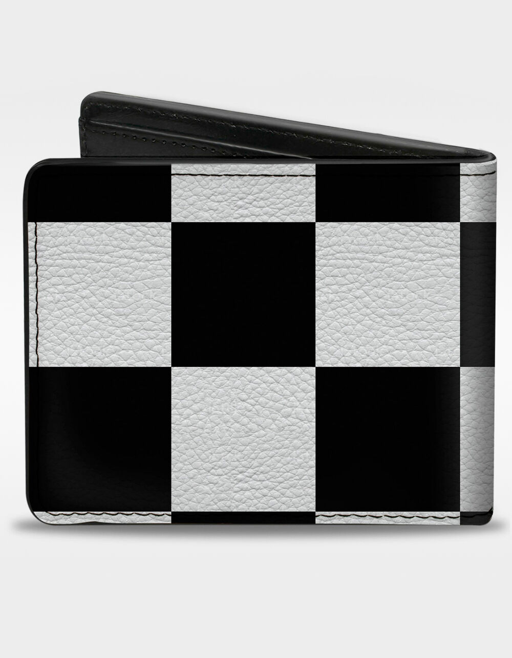 BUCKLE-DOWN Checker CLOSE-UP Bifold Wallet