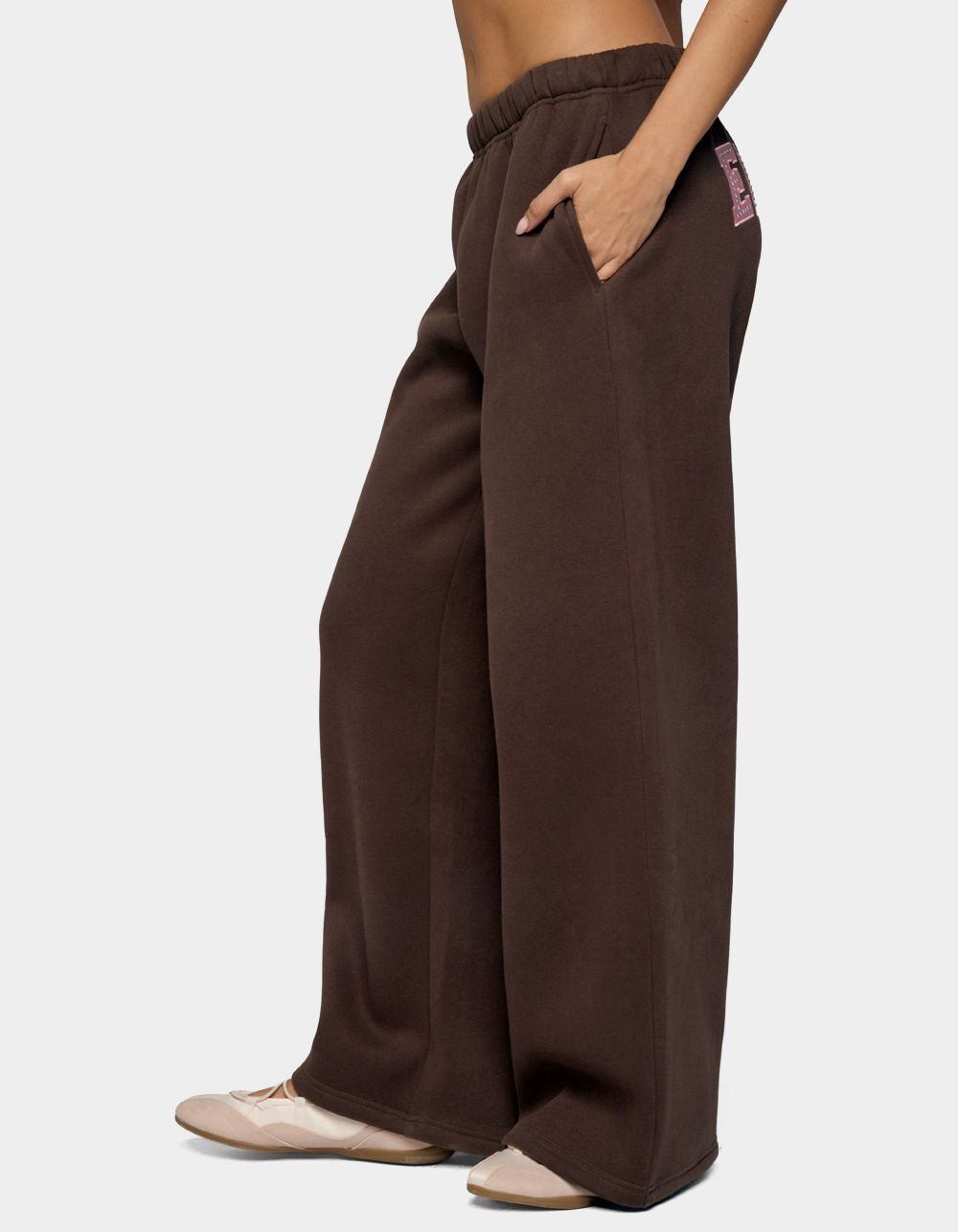 EDIKTED Glow Rhinestone Sweatpants