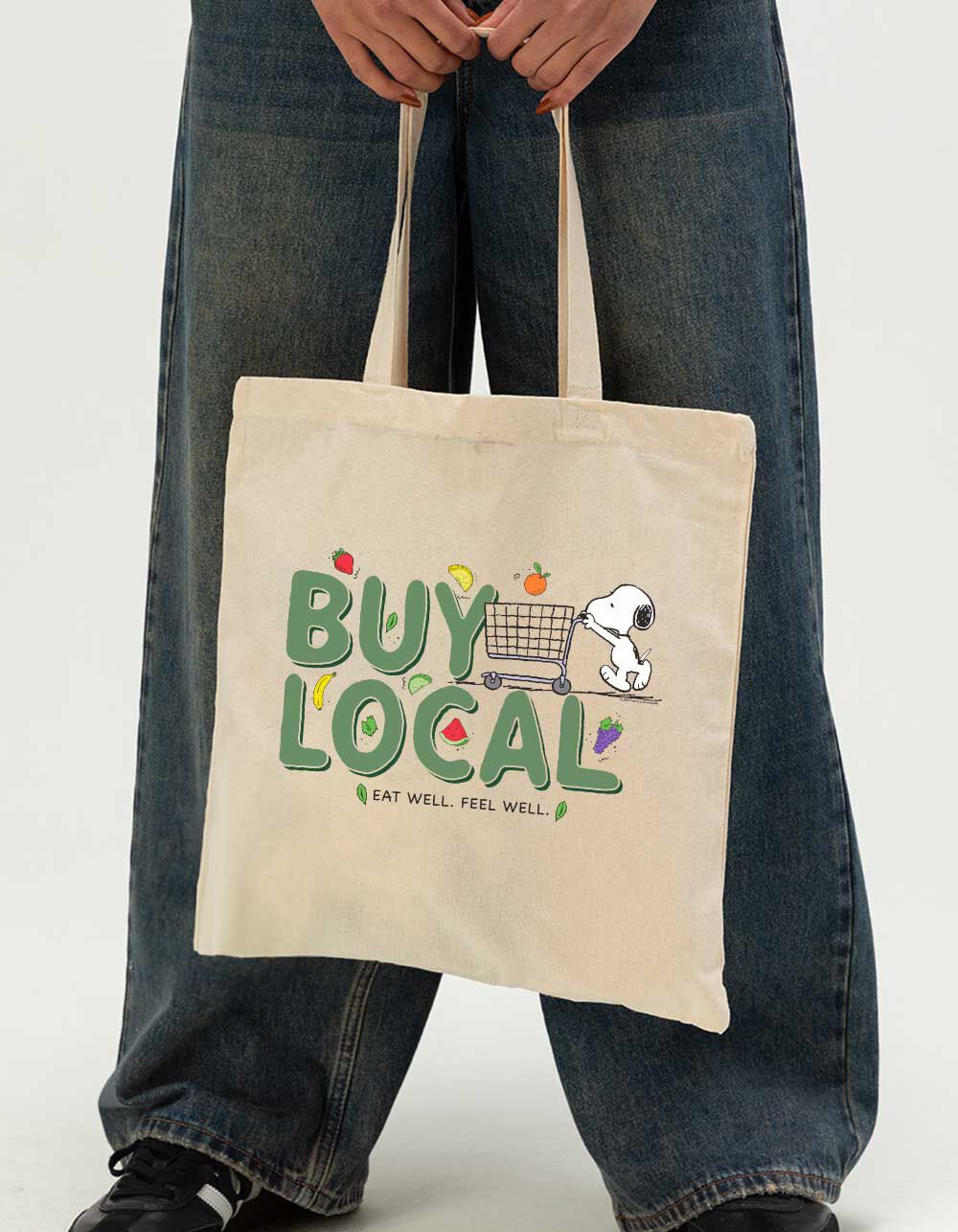 PEANUTS Buy Local Tote Bag