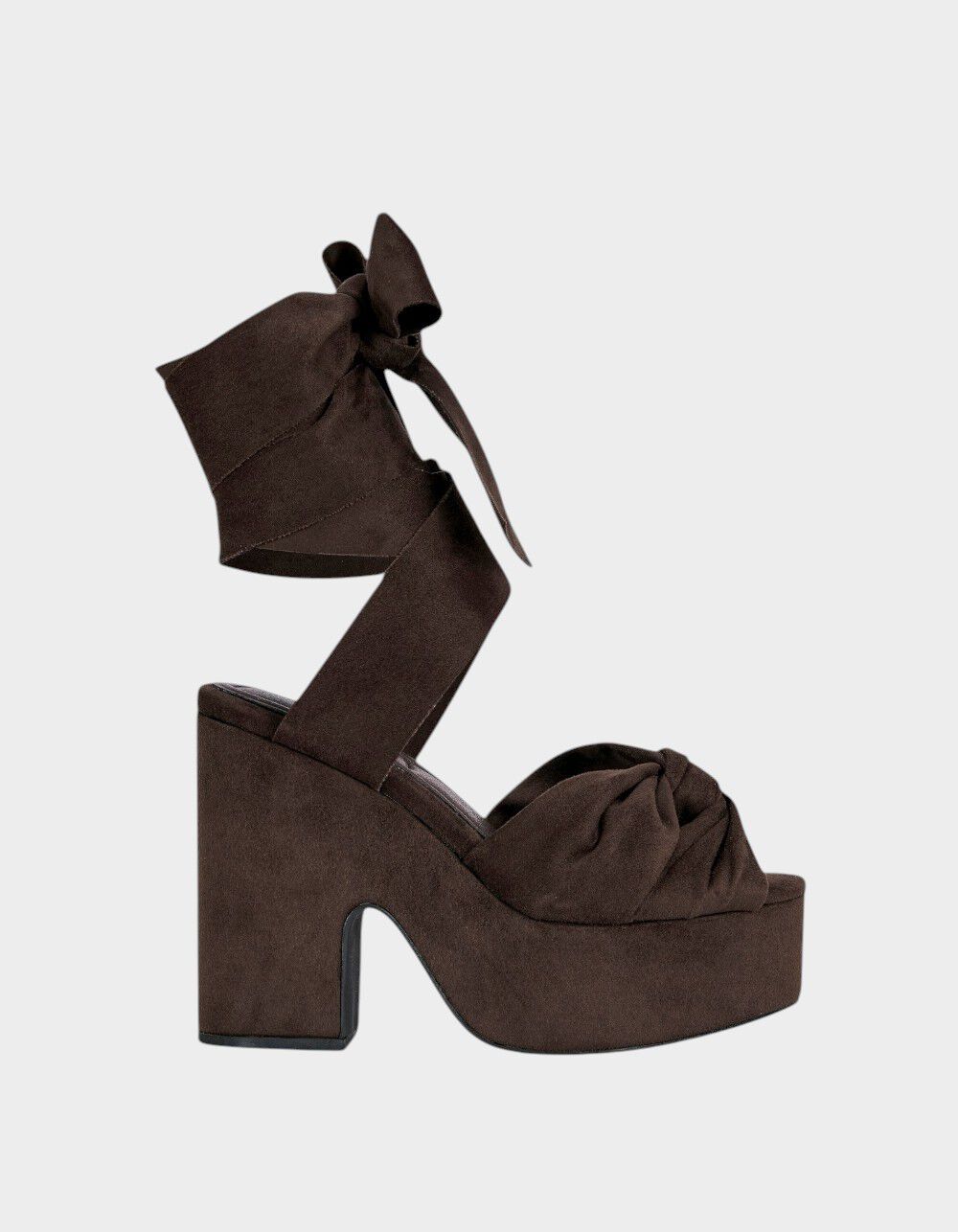AZALEA WANG Saki Platform Wrap-Around Womens Sandals