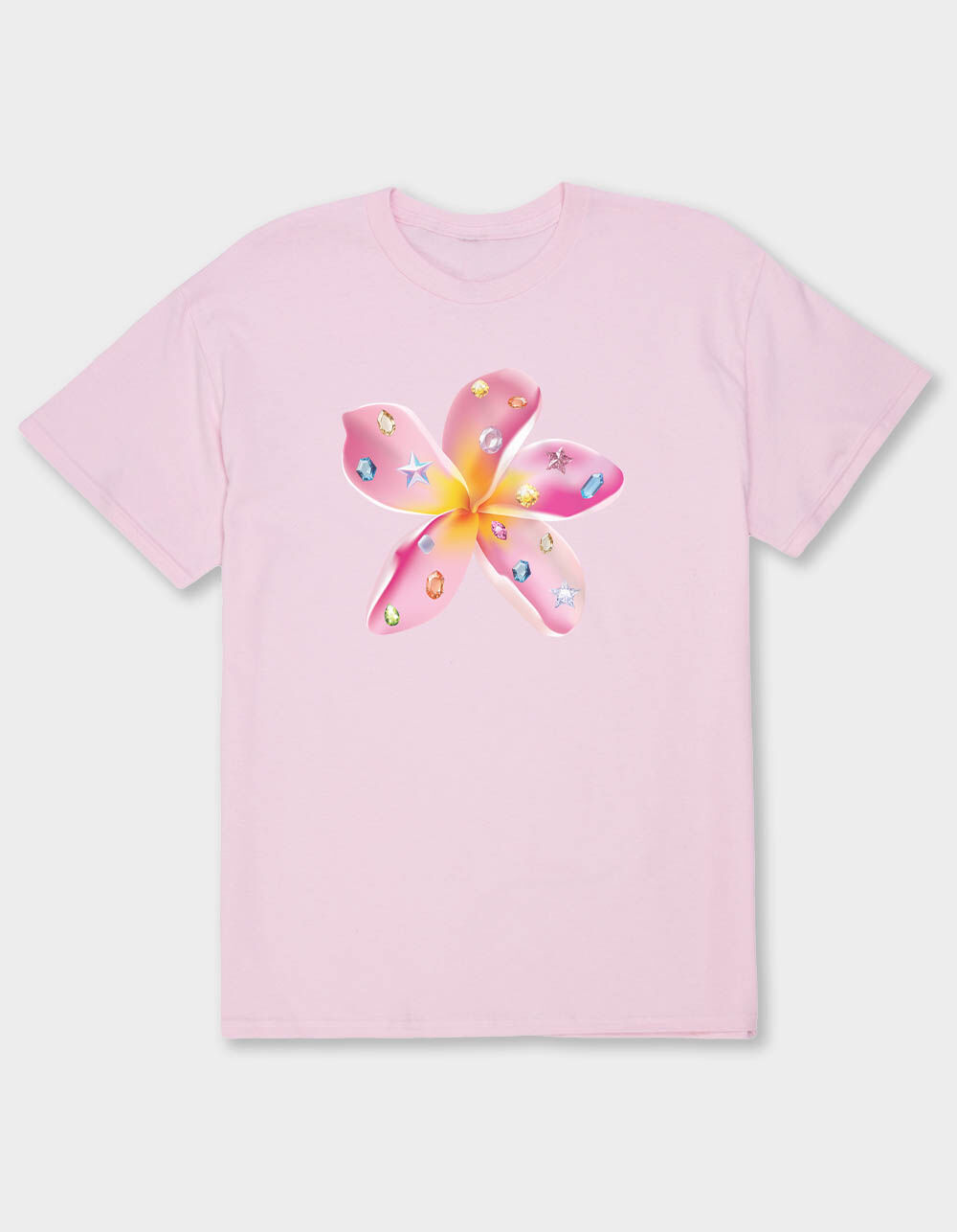 PLUMERIA Rhinestones Unisex Tee