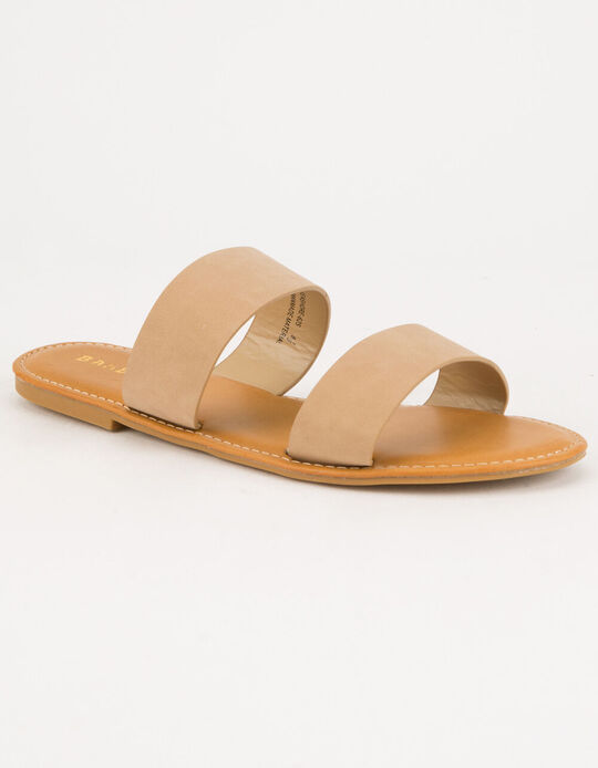 BAMBOO Double Strap Womens Sandals 297127423 Sandals